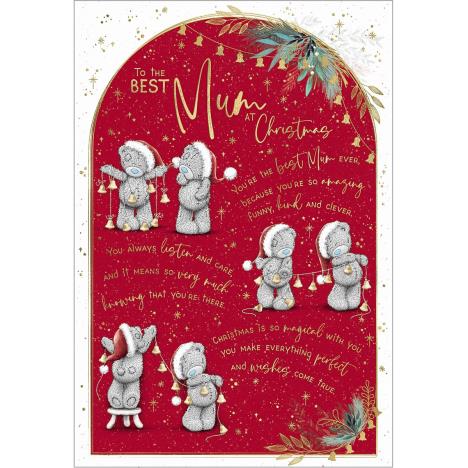 Best Mum Verse Me to You Bear Christmas Card £3.59